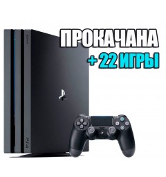 PlayStation 4 PRO 1 TB Б/У + 22 игры #463
